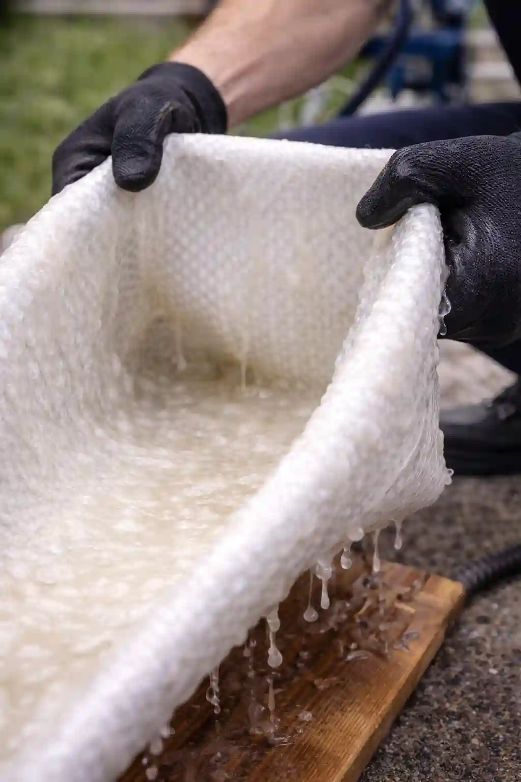 Resin-saturated liner prepared for trenchless sewer repair